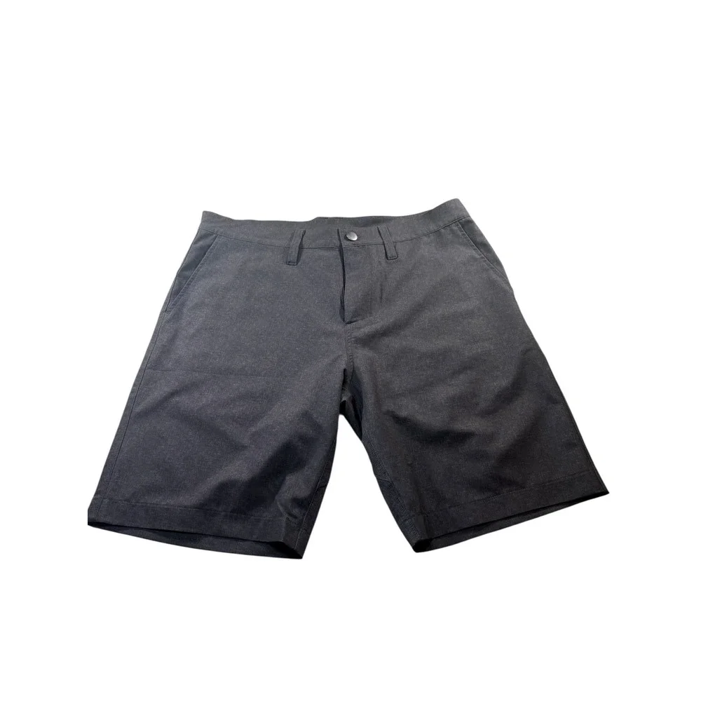 Z by Zella Hybrid Shorts Mens 34 Gray Excellent Heathered Performance Active